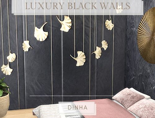 Luxury Black Walls at Dinha Gamer