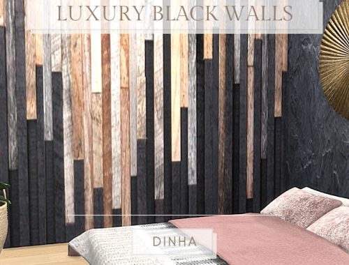 Luxury Black Walls at Dinha Gamer