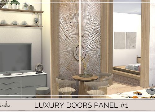 Luxury Doors Panel #1 at Dinha Gamer