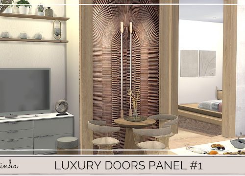 Luxury Doors Panel #1 at Dinha Gamer