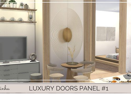 Luxury Doors Panel #1 at Dinha Gamer
