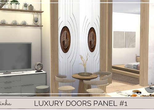 Luxury Doors Panel #1 at Dinha Gamer