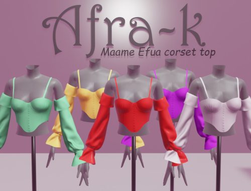 Maame Efua corset top