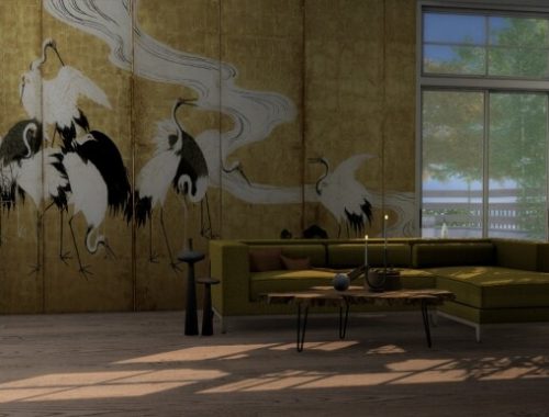 Madame Butterfly wall murals at Tilly Tiger