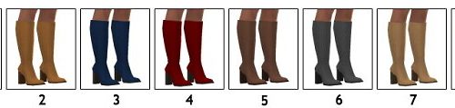 MADLEN’S BELLANZA BOOTS at Sims4Sue