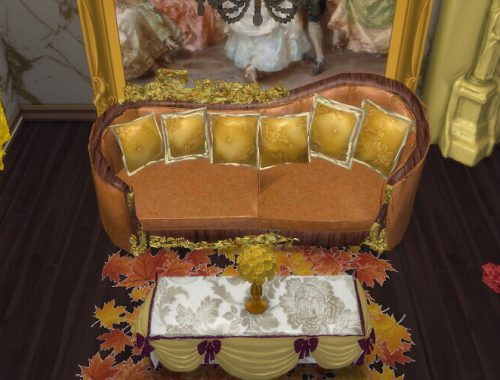 Magestic Gilded Couch