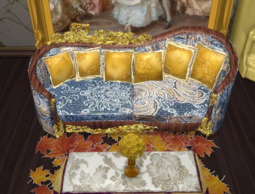 Magestic Gilded Couch