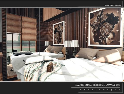 Maggie Small Bedroom CC only TSR