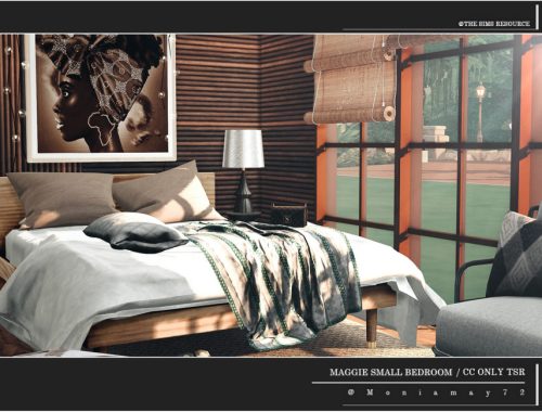 Maggie Small Bedroom CC only TSR
