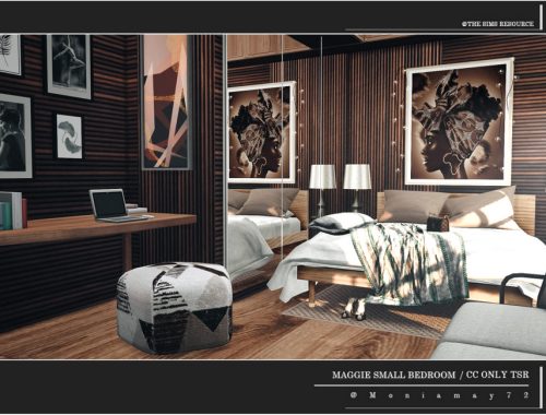 Maggie Small Bedroom CC only TSR