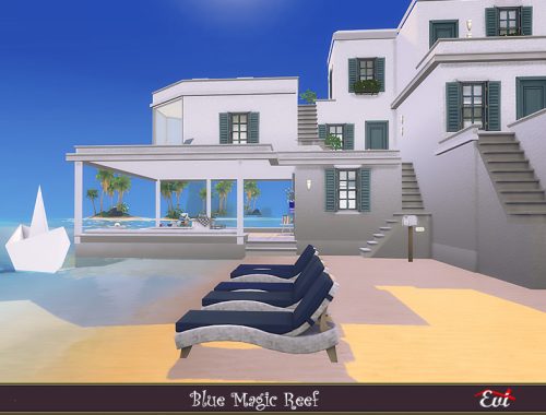 Magic blue reef