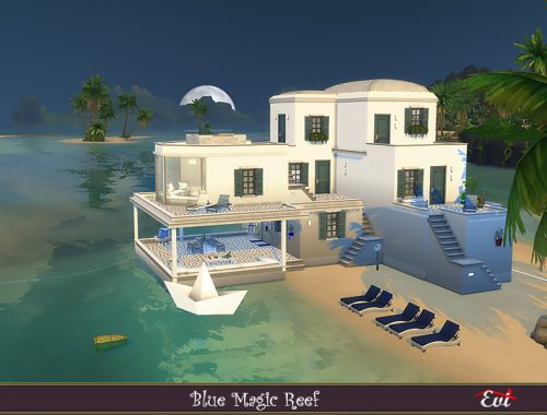 Magic blue reef