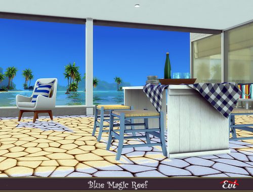 Magic blue reef