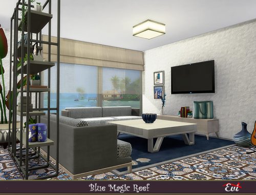 Magic blue reef
