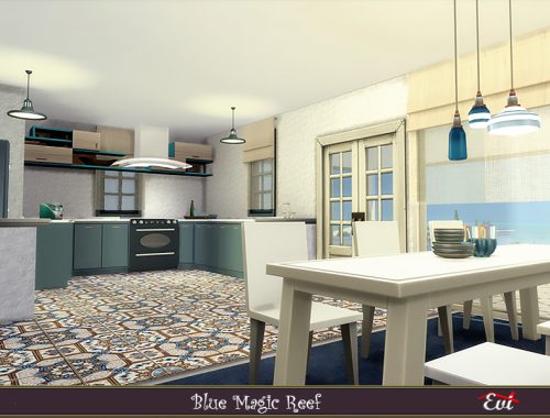 Magic blue reef