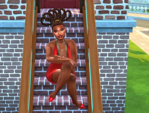 Makeda Gold Braids