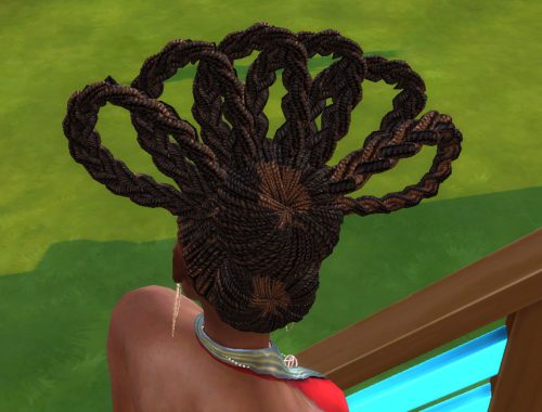 Makeda Gold Braids