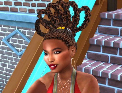 Makeda Gold Braids