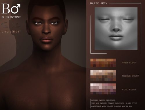 MALE NATURAL SHADOW OVERLAY SKINTONES BY S-CLUB