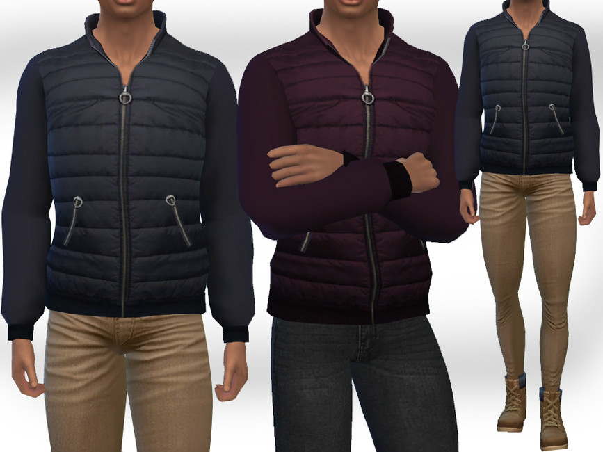 Male Sims Puffer Jackets - The Sims 4 Catalog