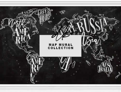 Map Mural Collection at DK SIMS