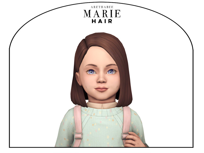 Marie Hair (Toddler) - The Sims 4 Catalog