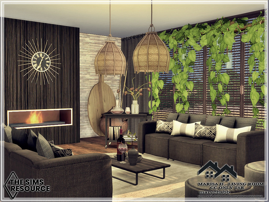 Sims 4 Cc Living Room Tsr