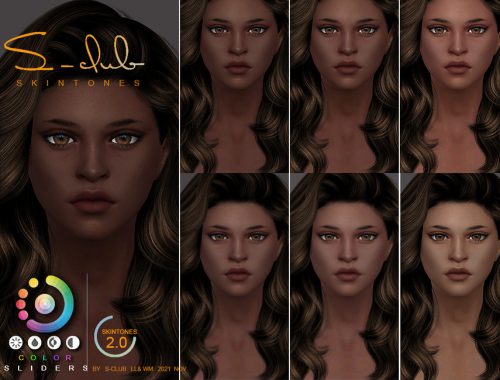 Mat Female Skintones by S-Club