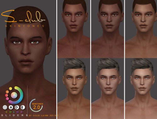 Mat Male Skintones by S-Club