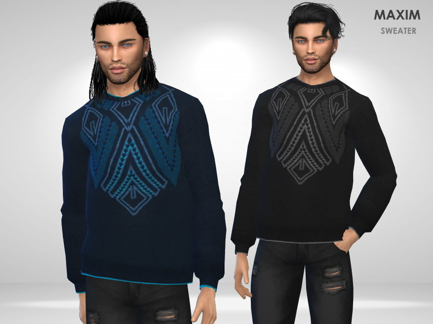 Maxim Sweater - The Sims 4 Catalog