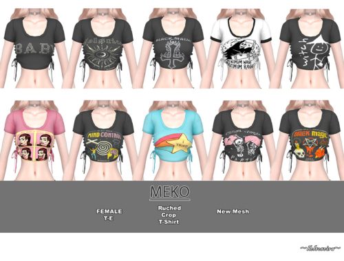 MEKO - Ruched T-Shirt
