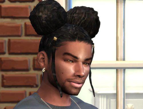 Men Afro Puffs Revamped