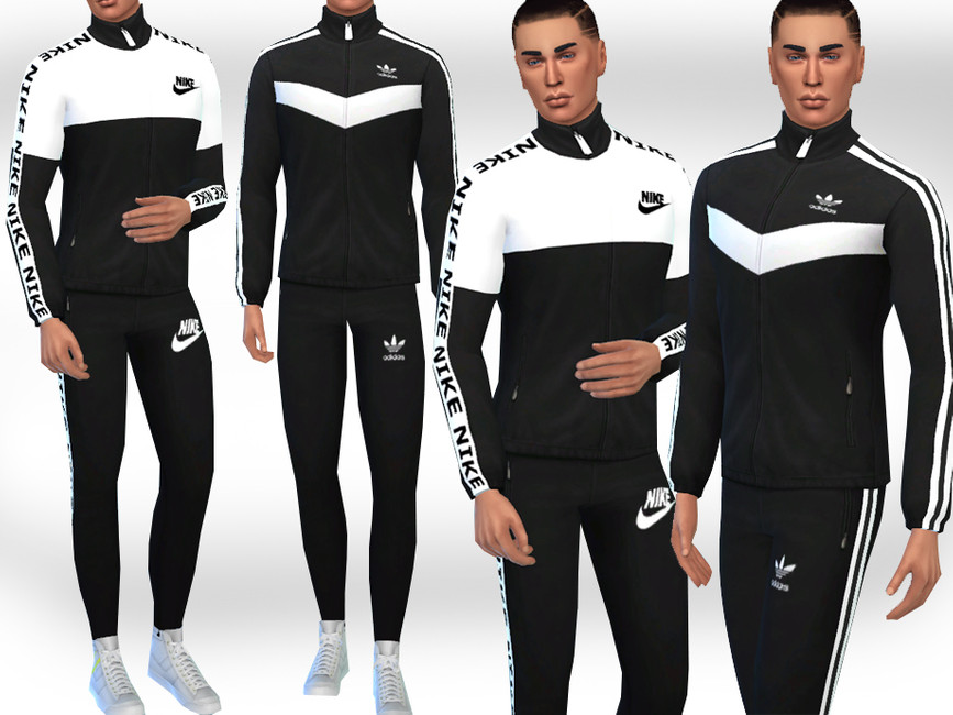 Men FullBody Tracksuits - The Sims 4 Catalog