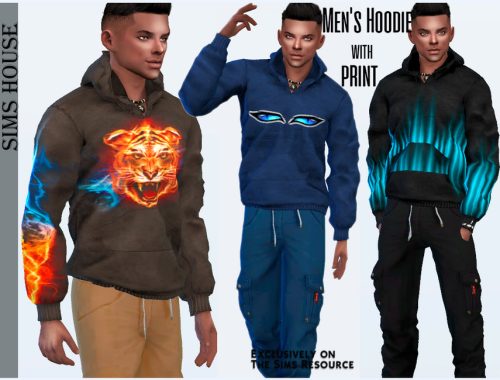 Men's Hoodie with print