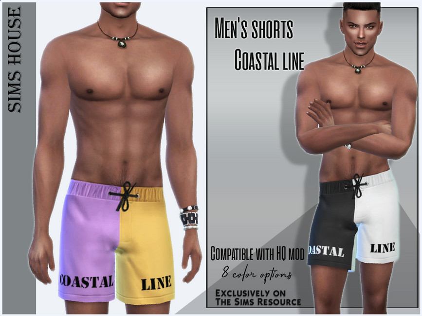 Men's shorts Coastal line