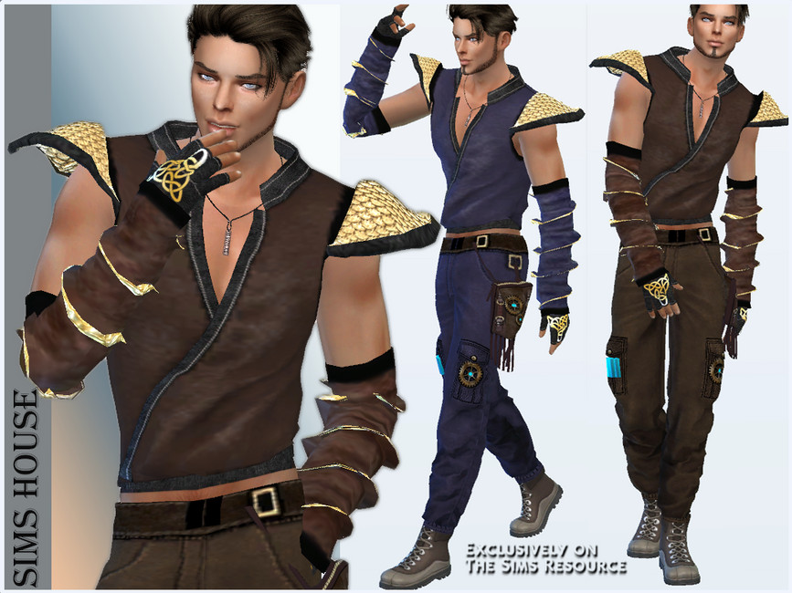 Men's top for the Magician - The Sims 4 Catalog