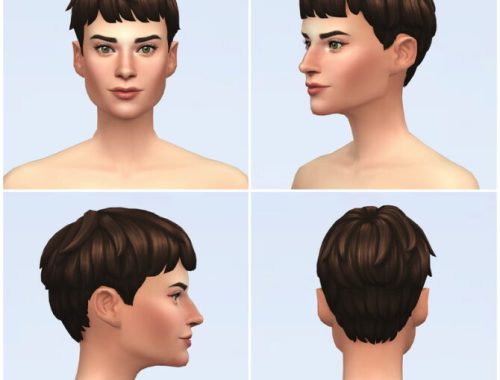 Messy Cut Hair Edit