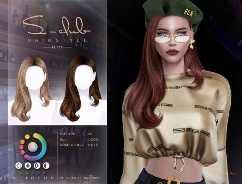 Mi-Long curly hairstyle(Romee) by S-Club