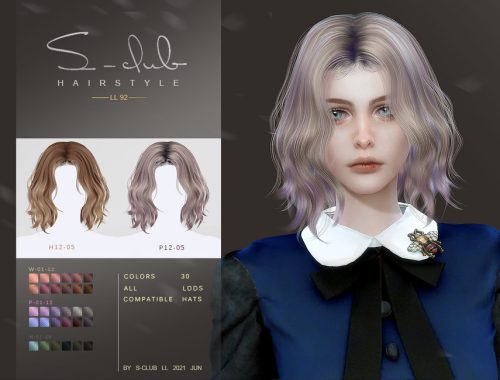 Mi - Long Hair wavy hair for female (Lilis) By S-Club