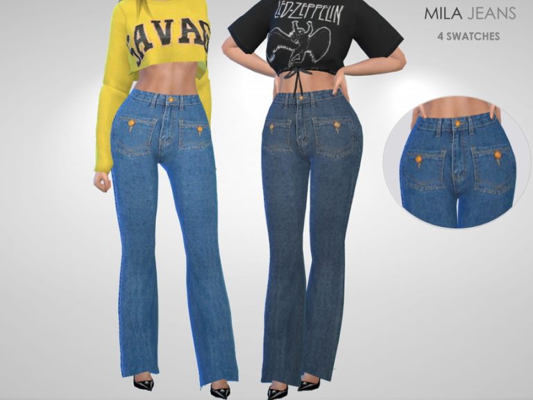 Mila Jeans - The Sims 4 Catalog