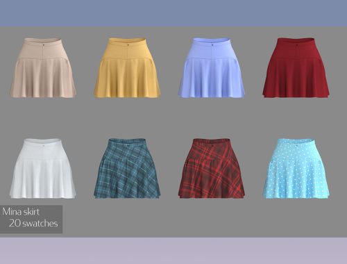 Mina mini skirt (patreon)