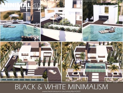 MinimalSim - Black & White Minimalism