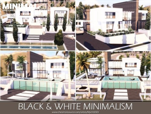 MinimalSim - Black & White Minimalism