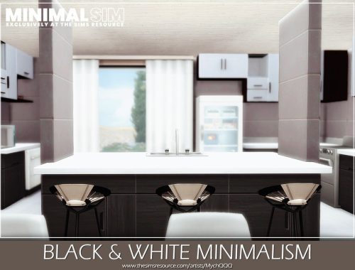 MinimalSim - Black & White Minimalism