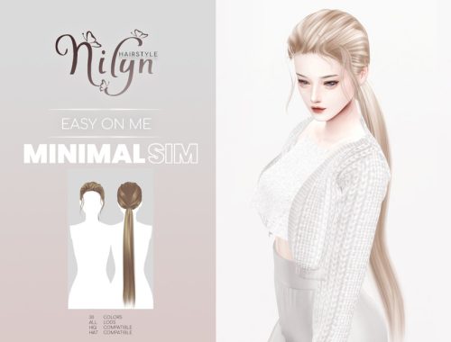MinimalSim - EASY ON ME HAIR - NEW MESH