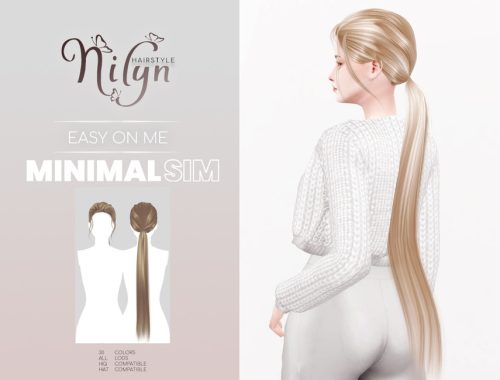 MinimalSim - EASY ON ME HAIR - NEW MESH