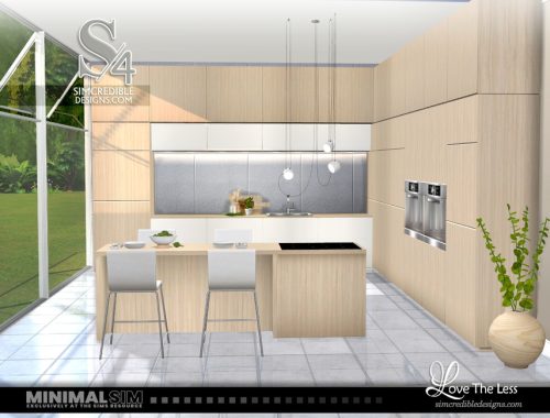 MinimalSIM Love the Less Kitchen