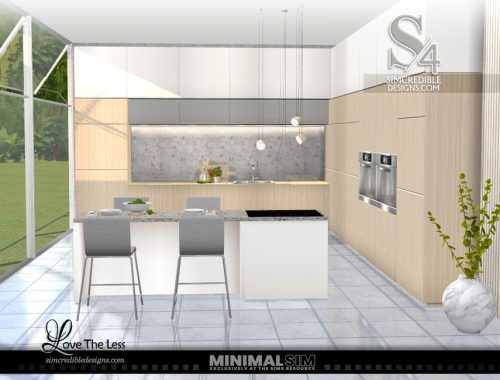 MinimalSIM Love the Less Kitchen