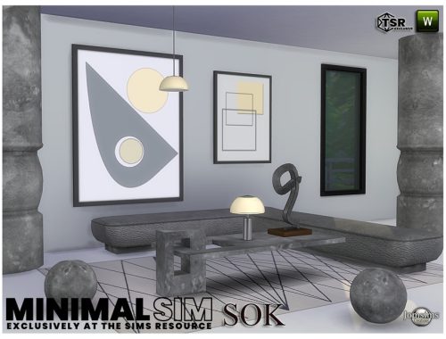 Minimalsim Sok living room
