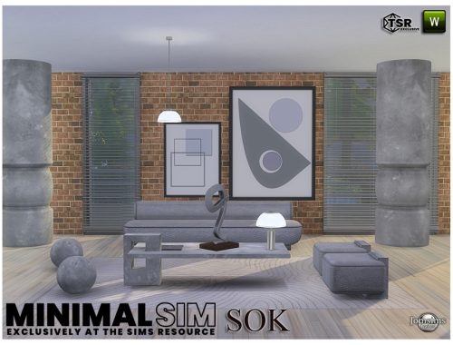 Minimalsim Sok living room